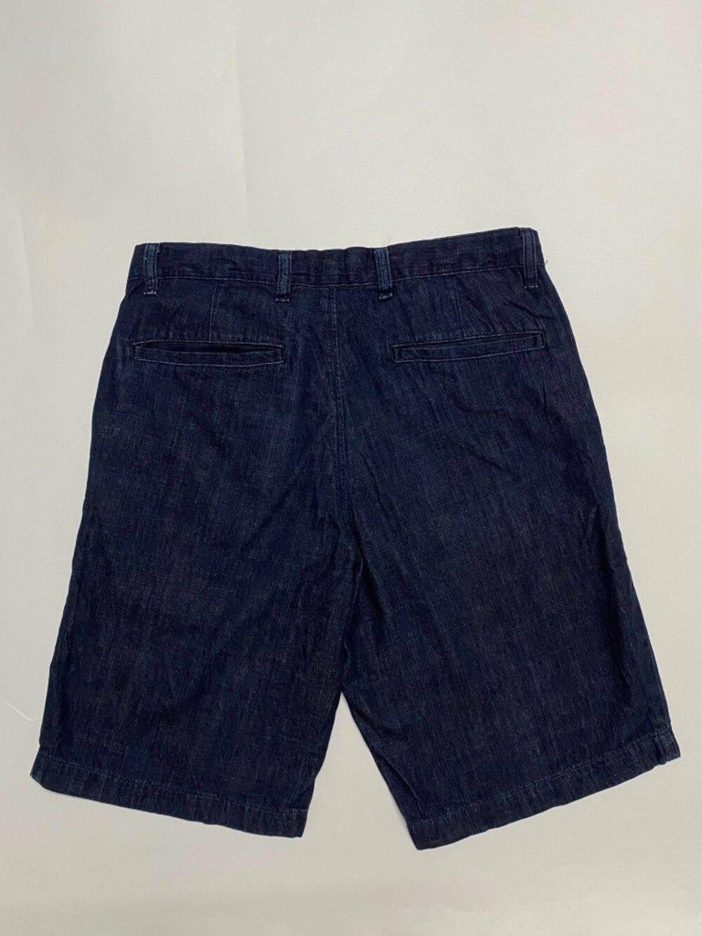 Mens Dark Wash Denim Shorts - Picture 2 of 3